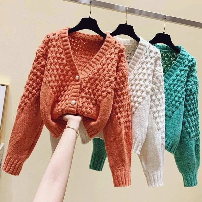 Women's Cozy Winter Korean V-Neck Sweater