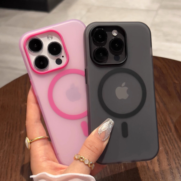 Magnetic Matte Luxury Skin Feel New Phone Case For IPhone15 16 14 13 12 11 Pro Max Plus, IPhone11 Frosted Phones Casing Protection Dustproof Shockproof No Fingerprint Soft