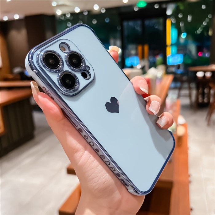 Heart Print Phone Case for iPhone