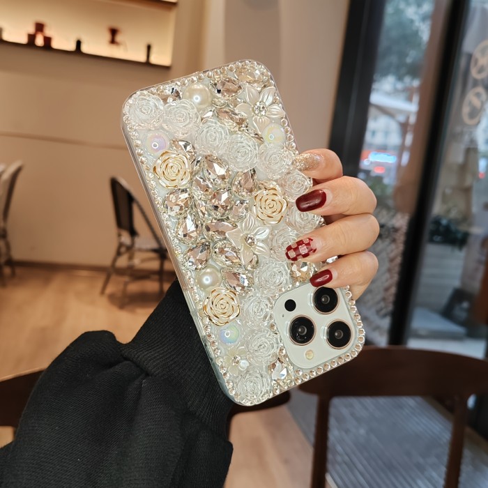 Fresh Shiny Artificial Diamond Phone Case For IPhone