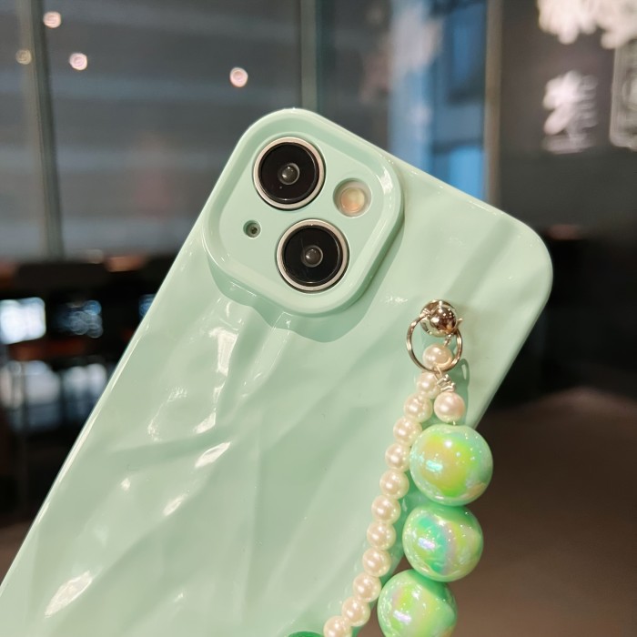 Candy Colored Floral Bracelet Phone Case, Available in a Variety of Sweet Colors, for Iphone 7\u002F8\u002FX\u002F11\u002F12\u002F13\u002F14\u002F15 Series