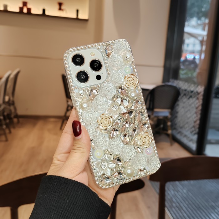 Fresh Shiny Artificial Diamond Phone Case For IPhone
