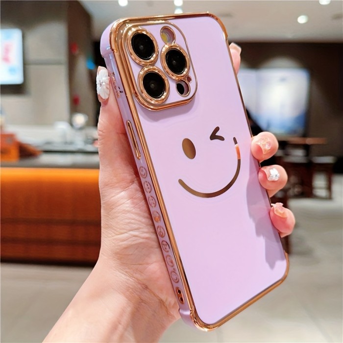 Simple grin Face Side all Expression Suitable For iPhone Case