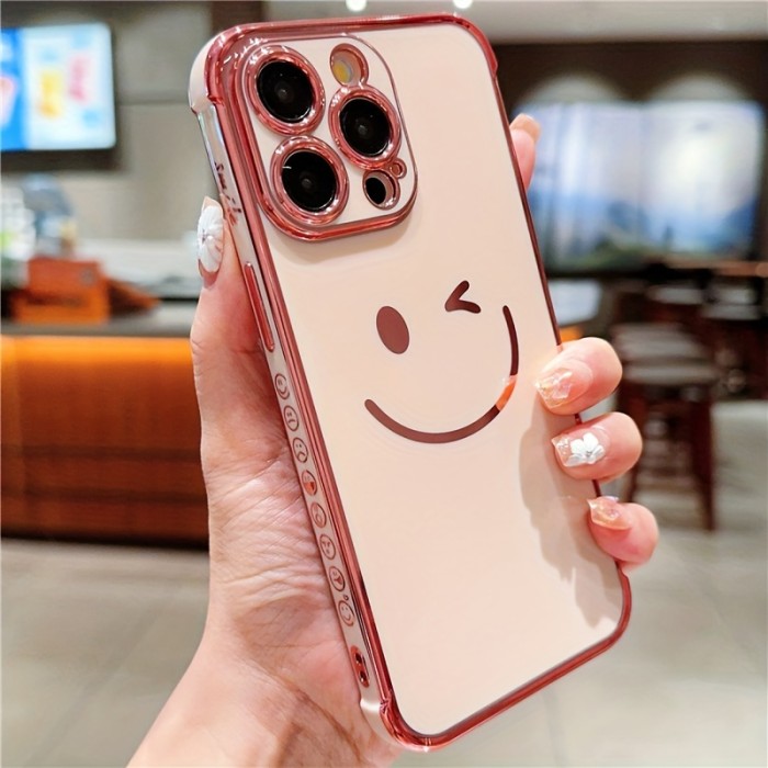 Simple grin Face Side all Expression Suitable For iPhone Case