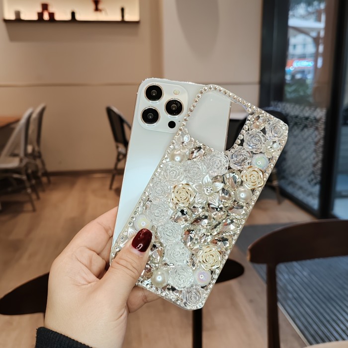 Fresh Shiny Artificial Diamond Phone Case For IPhone