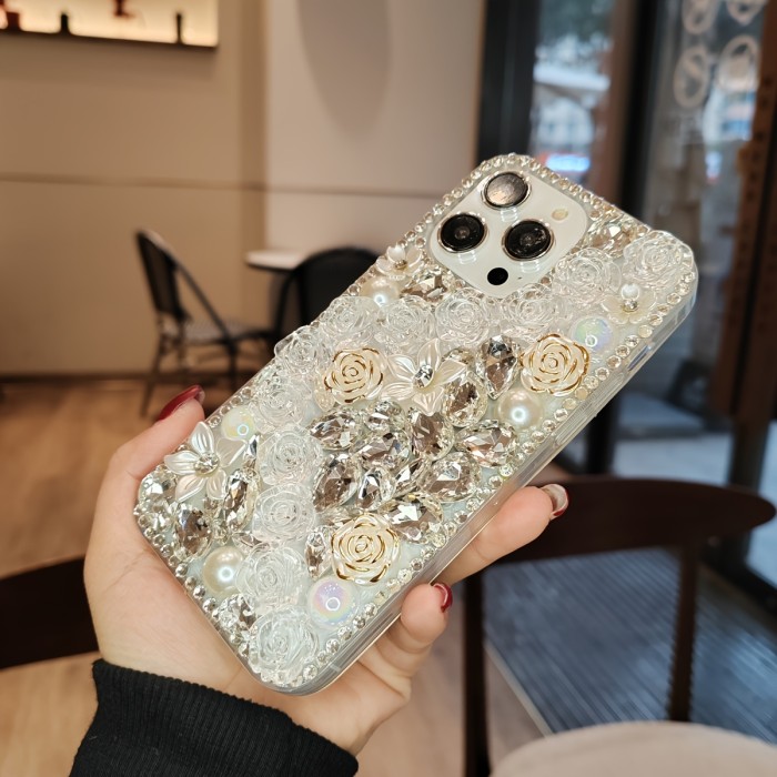 Fresh Shiny Artificial Diamond Phone Case For IPhone