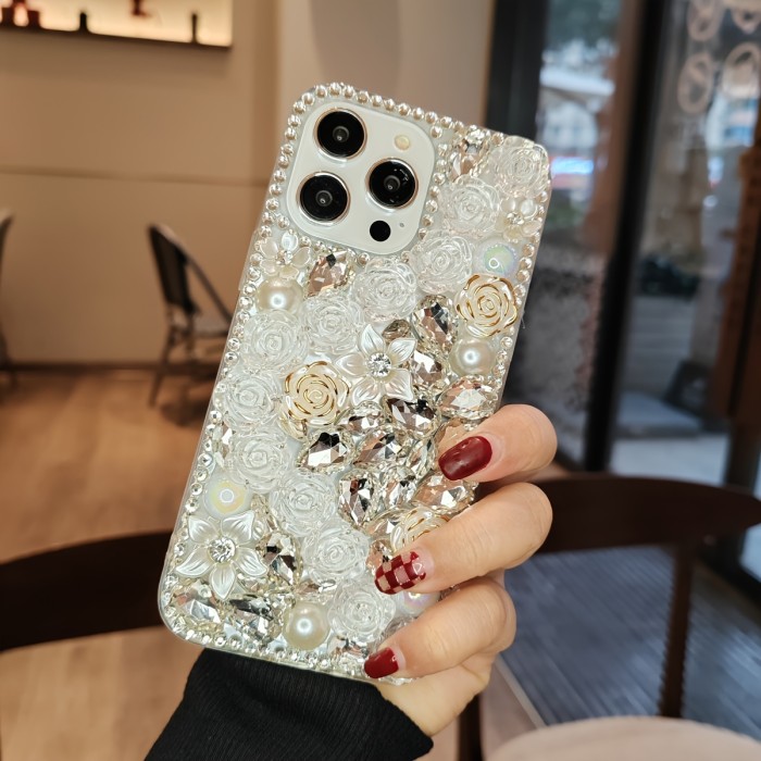 Fresh Shiny Artificial Diamond Phone Case For IPhone