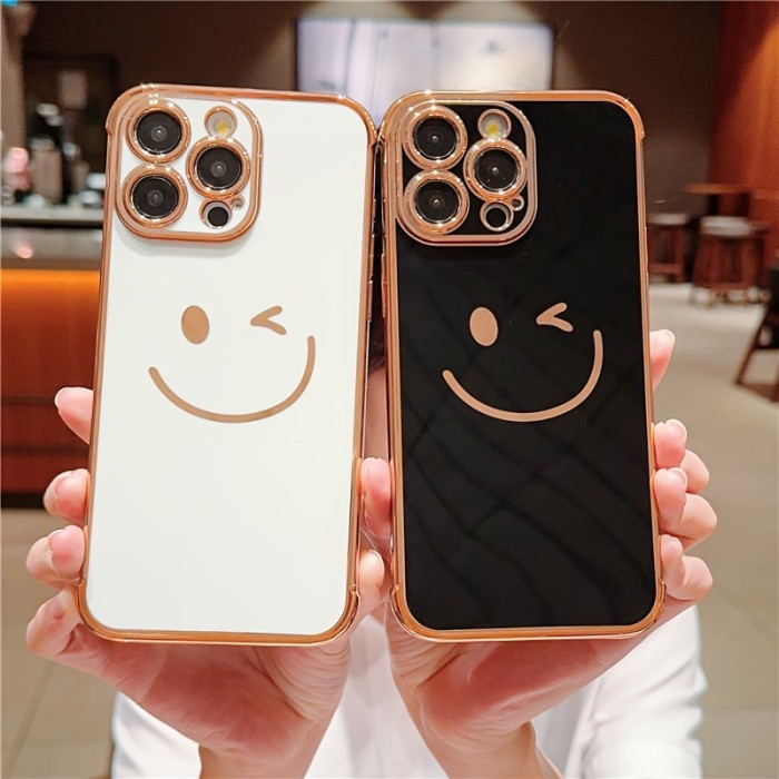 Simple grin Face Side all Expression Suitable For iPhone Case