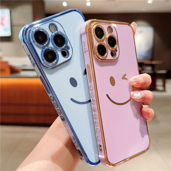 Simple grin Face Side all Expression Suitable For iPhone Case