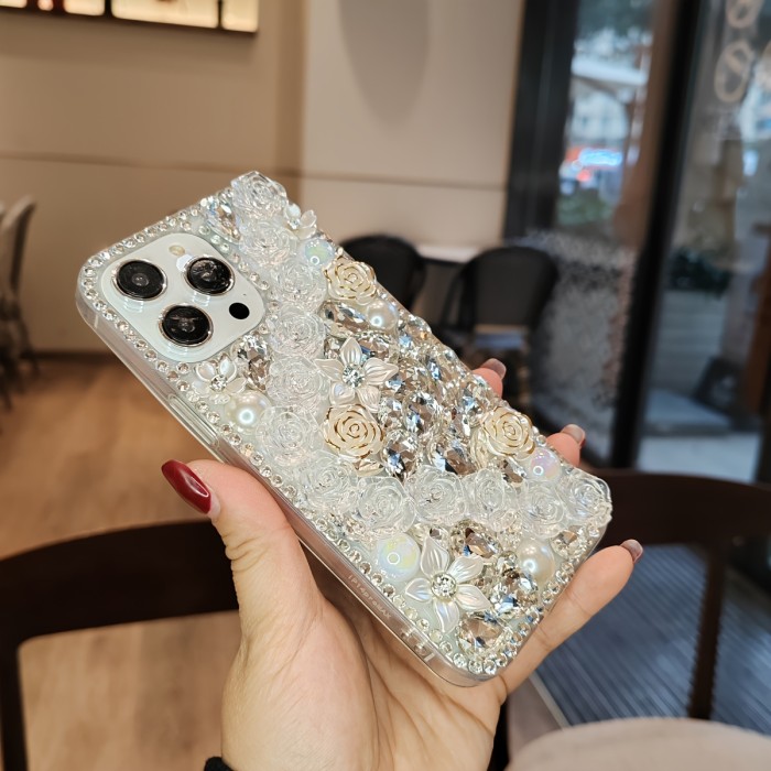 Fresh Shiny Artificial Diamond Phone Case For IPhone