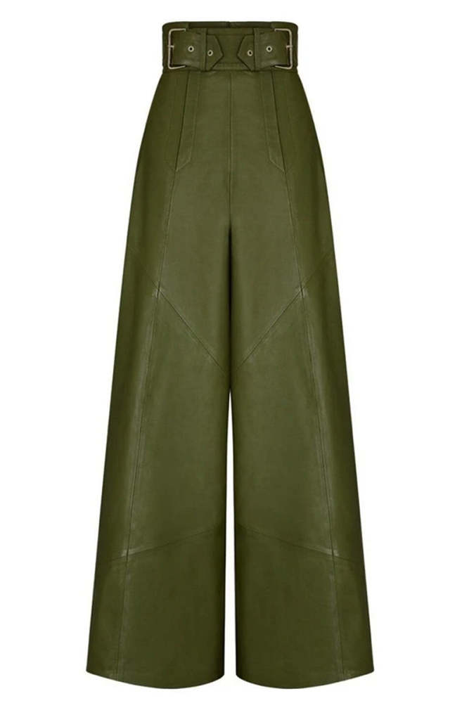 Everyday Patchwork Loose High Waisted Wide Leg Pants