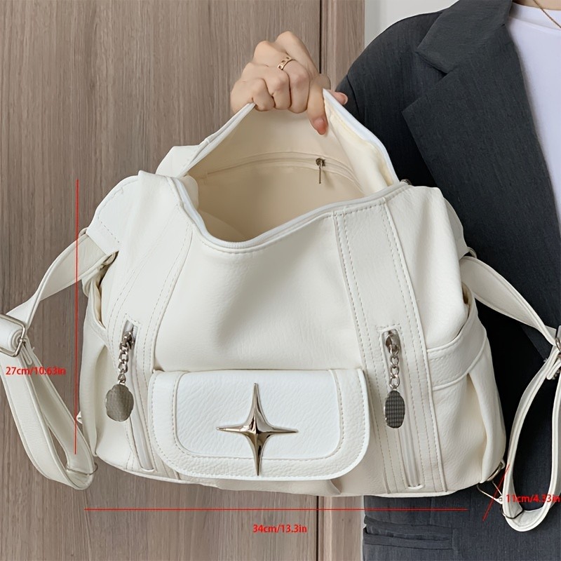 Vintage Y2K Crossbody Bag, Retro Shoulder Hobo Bag, Women's Trendy Handbag & Purse