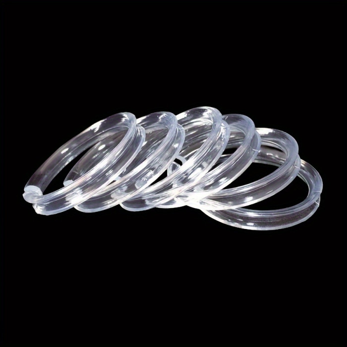 10pcs Acrylic Bracelet Display Stand Set - Round Jewelry Holder & Storage Box, 2.24\