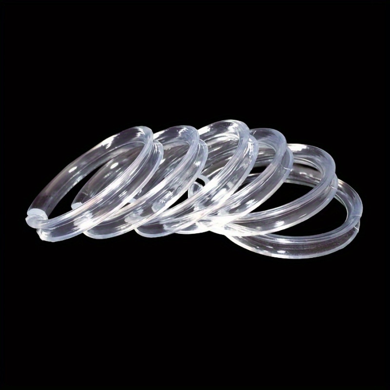 10pcs Acrylic Bracelet Display Stand Set - Round Jewelry Holder & Storage Box, 2.24\