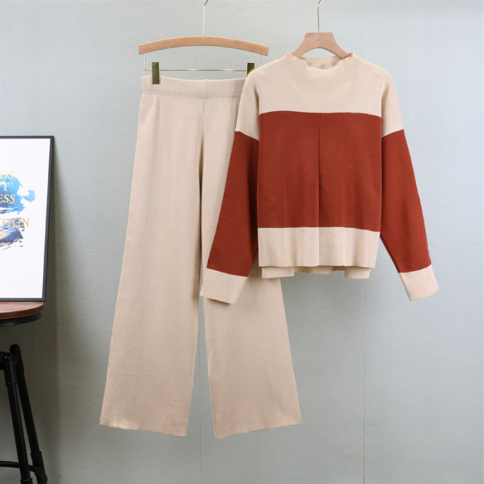 Women's Autumn Winter 2-Piece Pullover Set