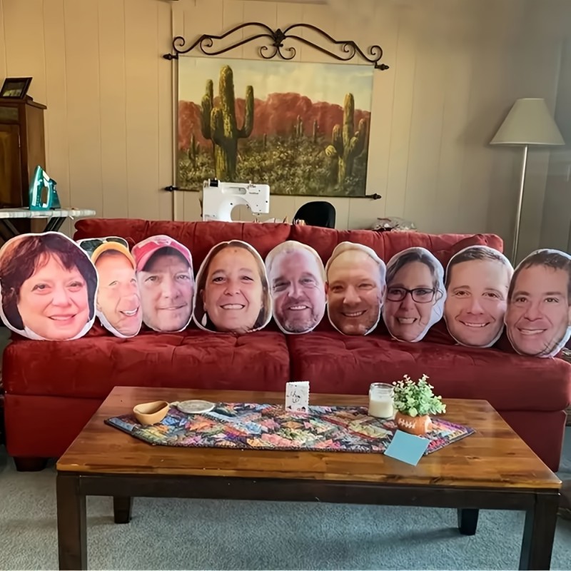 Personalized Pet Pillow with Funny Face - Custom Photo Double-Sided 3D Print, Soft Plush Cover, Machine Washable - Perfect for Dogs & Cats, Ideal Gift for Birthdays, Thanksgiving, Christmas