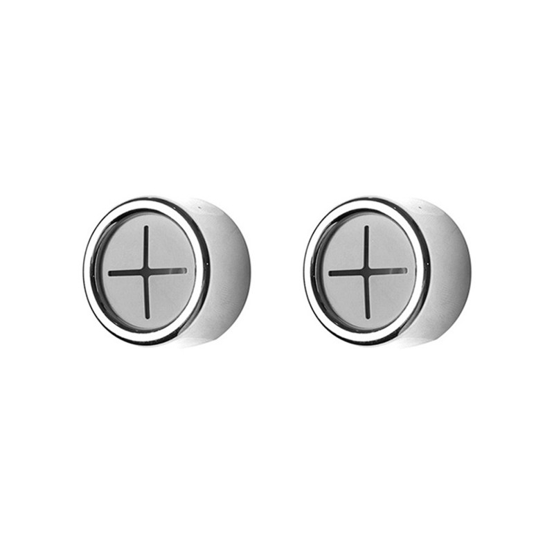 2pcs Bathroom Towel Holder, Round Self Adhesive Push Towel Hooks For Bathroom, Hand And Dish Towels, No Drilling Required