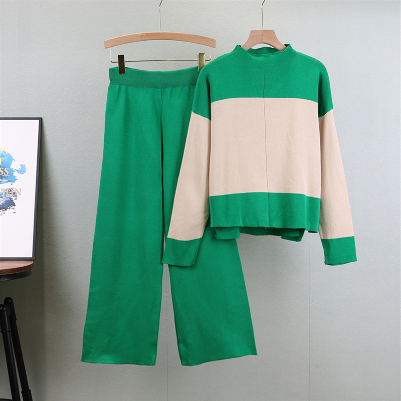 Women's Autumn Winter 2-Piece Pullover Set