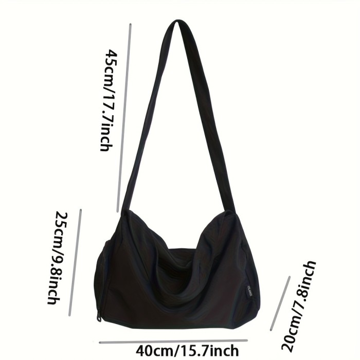 1pc Harajuku style ins backpack women's trend Hong Kong style large-capacity shoulder bag men's crossbody bag women