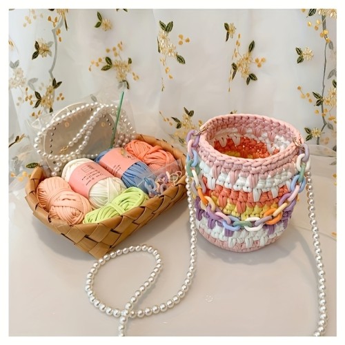 Colorful Handwoven Bags, Handwoven Bucket Bags, Shoulder Bags, DIY Handbags, Shoulder Bags, Crossbody Bags