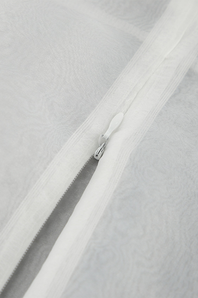 Sexy See-Through Zipper High Waist Skirt