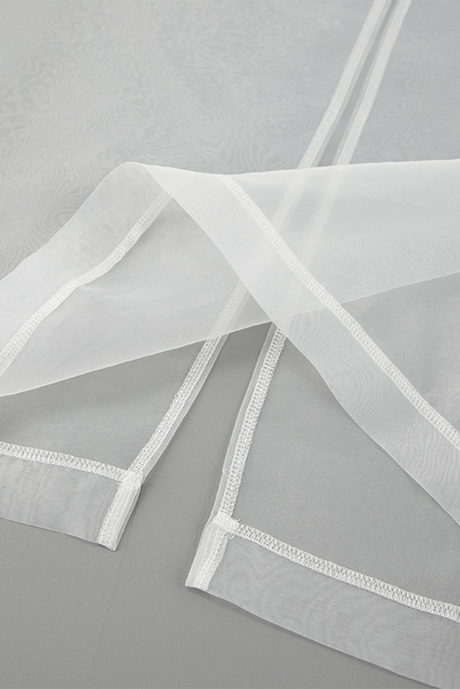 Sexy See-Through Zipper High Waist Skirt