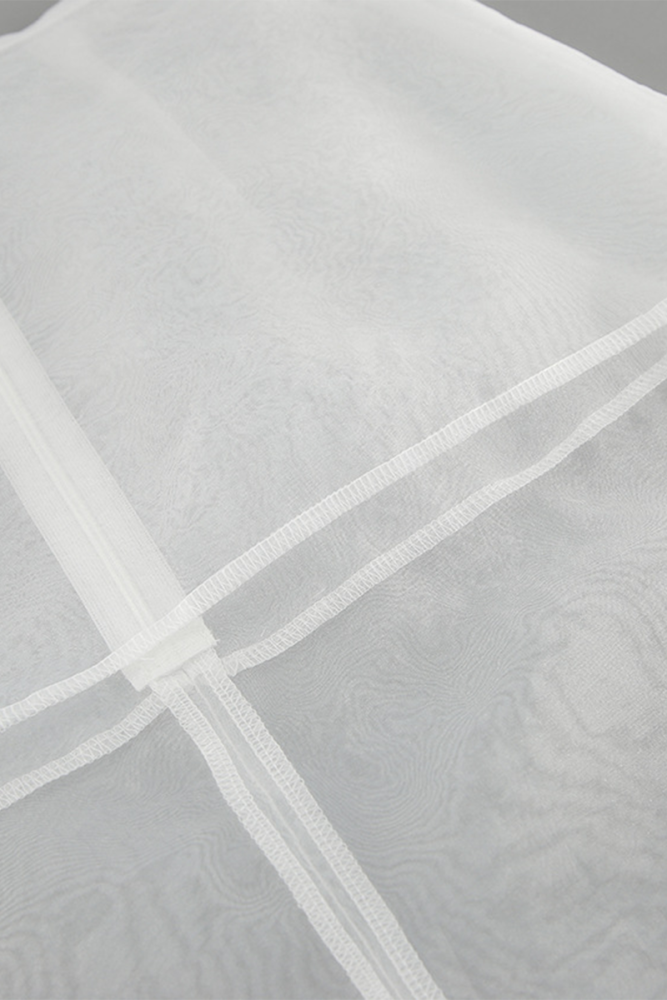 Sexy See-Through Zipper High Waist Skirt