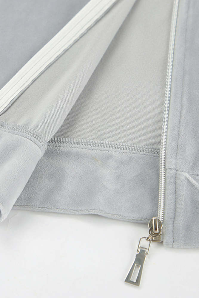 Casual Street Pocket Lace Up Turndown Collar Long Sleeve Two Pieces