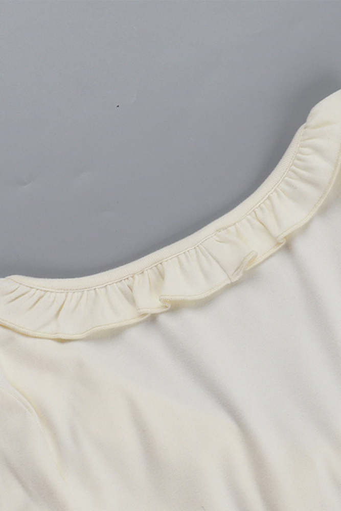 Casual Hollow Out Lace Up V Neck Cardigan