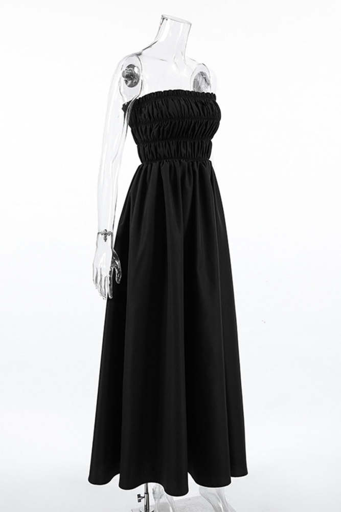 Sexy Patchwork Strapless Strapless Dresses