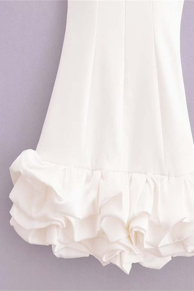 Sexy Ruched O Neck Sleeveless Dresses