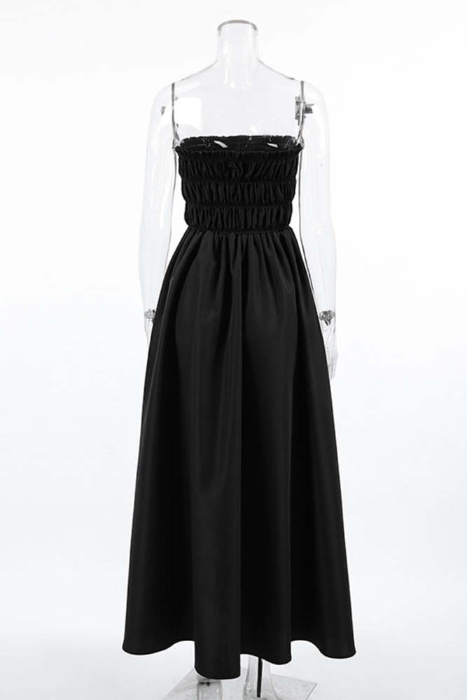 Sexy Patchwork Strapless Strapless Dresses