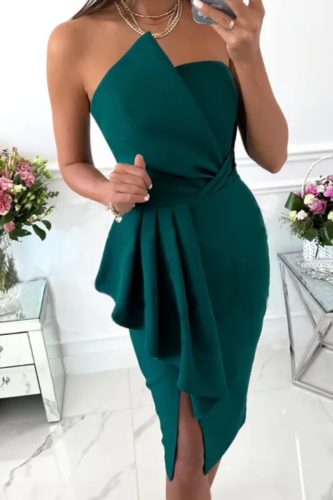 Women's Irregular Elegant Sexy Party Dress Wedding Guest Dress