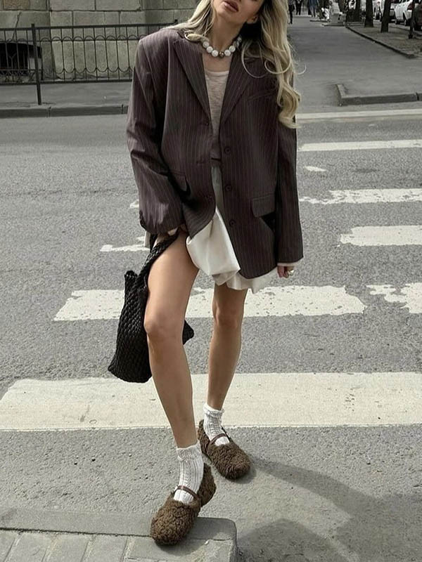 Solid Color Elasticity Loose High Waisted Skirts Bottoms