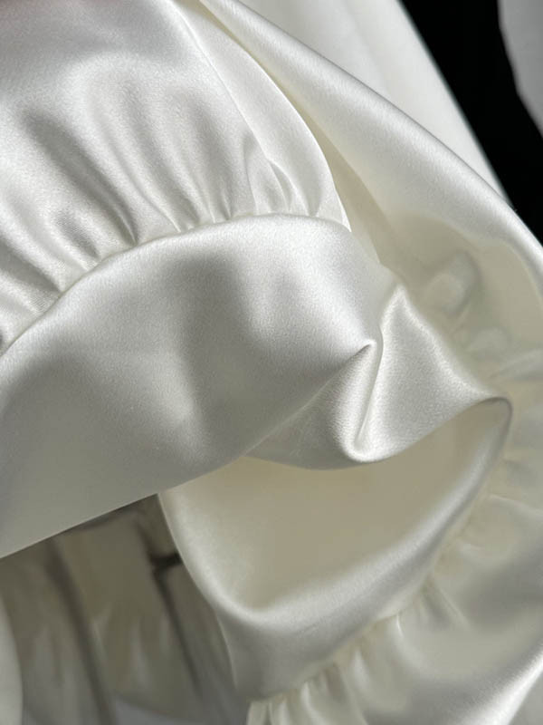 Solid Color Elasticity Loose High Waisted Skirts Bottoms