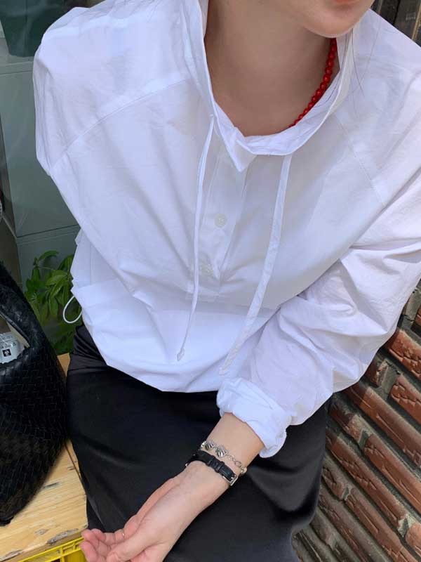 Sun Protection Striped Pockets Drawstring Loose Long Sleeves Stand Collar Sweatshirt Tops Outerwear