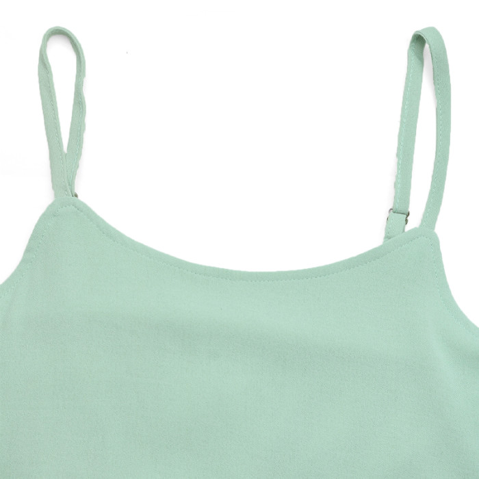 Women's Solid Color Casual Halter Dress