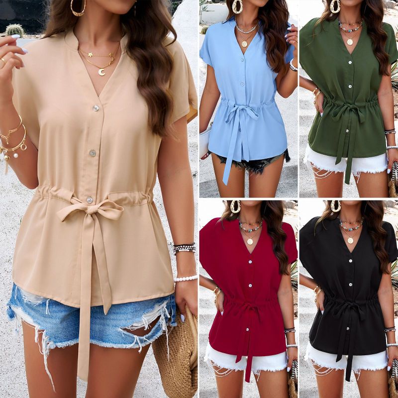 Women's Solid Color Casual Loose Oversized Blouse
