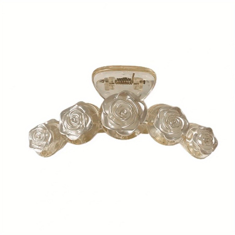 1pc Camellia Crab Hair Pins Hair Pins for Women Party Luxury Hair Claw Women Hair Clips Hair Accessories