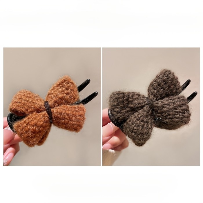 New Style Hair Clips 2pcs Round Hair Clips | Female Butterfly Hair Grabber New Style Bun Hair God Artifact Hair Volume Clip Headwear Back Of The Head Hair Card Hair Accessories