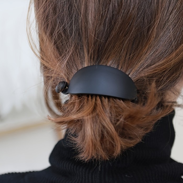 Non-Slip Banana Hair Clips, Large Grind Arenaceous Hair Claw Clips For Women &   Thick & Thin Hair