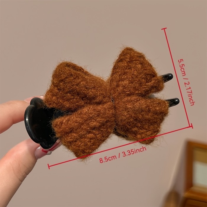 New Style Hair Clips 2pcs Round Hair Clips | Female Butterfly Hair Grabber New Style Bun Hair God Artifact Hair Volume Clip Headwear Back Of The Head Hair Card Hair Accessories