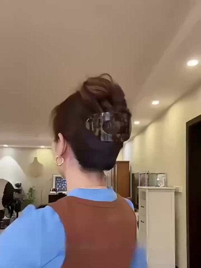 3-Pack Hair Clips 3-Pack High-End Non-Pinch Hair Clips, Leopard Print Back-of-the-Head Scrunchies and Duckbill Barrettes | 2025 New Style