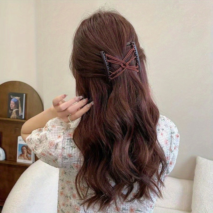 Elastic Magic Hair Comb Styler Elastic Magic Hair Comb Double Side Comb Ponytail Holder Stylish Hair Styling Accessories For Women And daily uses