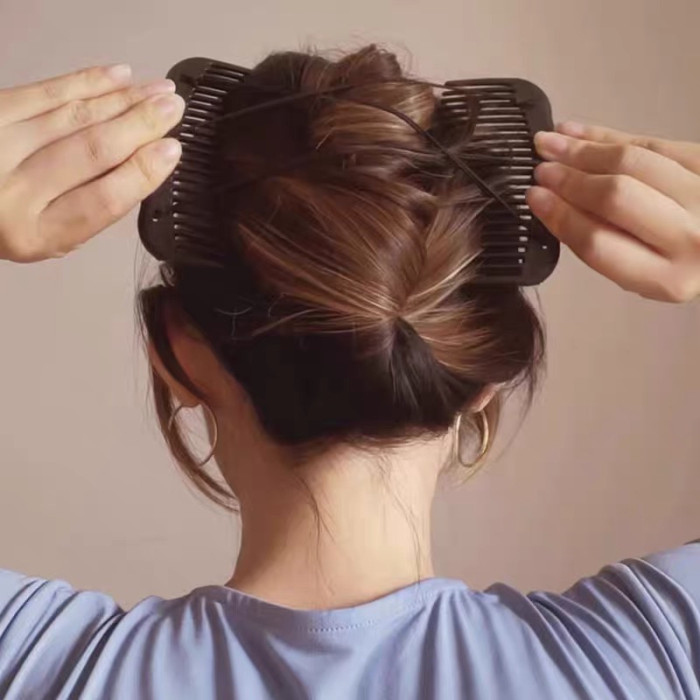 Elastic Magic Hair Comb Styler Elastic Magic Hair Comb Double Side Comb Ponytail Holder Stylish Hair Styling Accessories For Women And daily uses