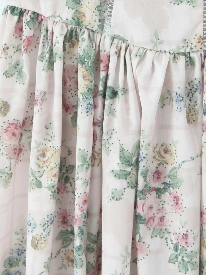 Floral Print Square Neck Maxi Cami Dress