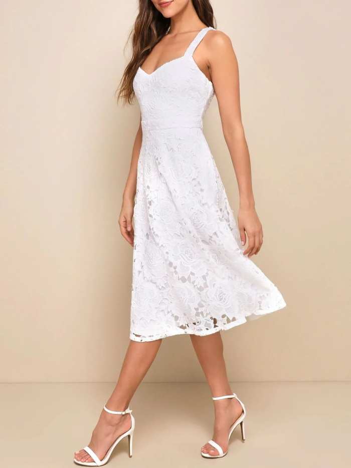 Lace Cami Dress with Pockets