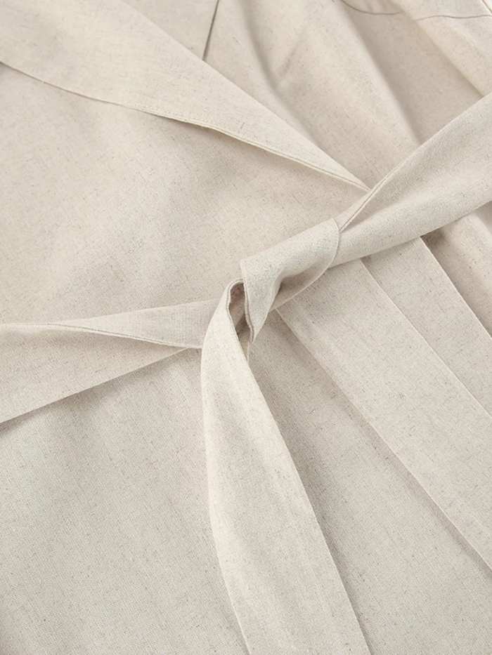 Tie Waist Cap Sleeve Maxi Dress