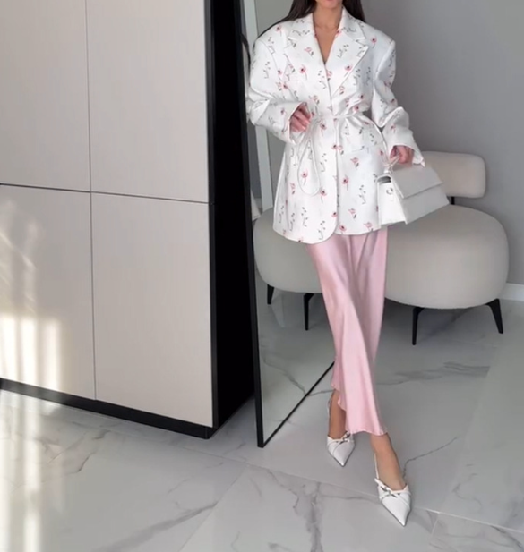 Women's Elegant Fashion Printed Loose Suit Jacket