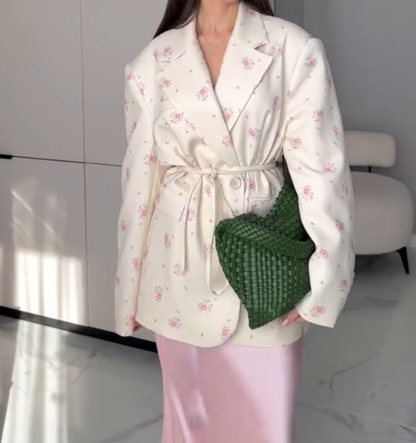 Women's Elegant Fashion Printed Loose Suit Jacket